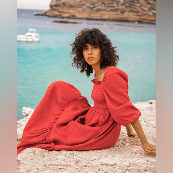 Billabong ✨💫 Magic Hour Red Maxi Dress - Picture 10 of 10